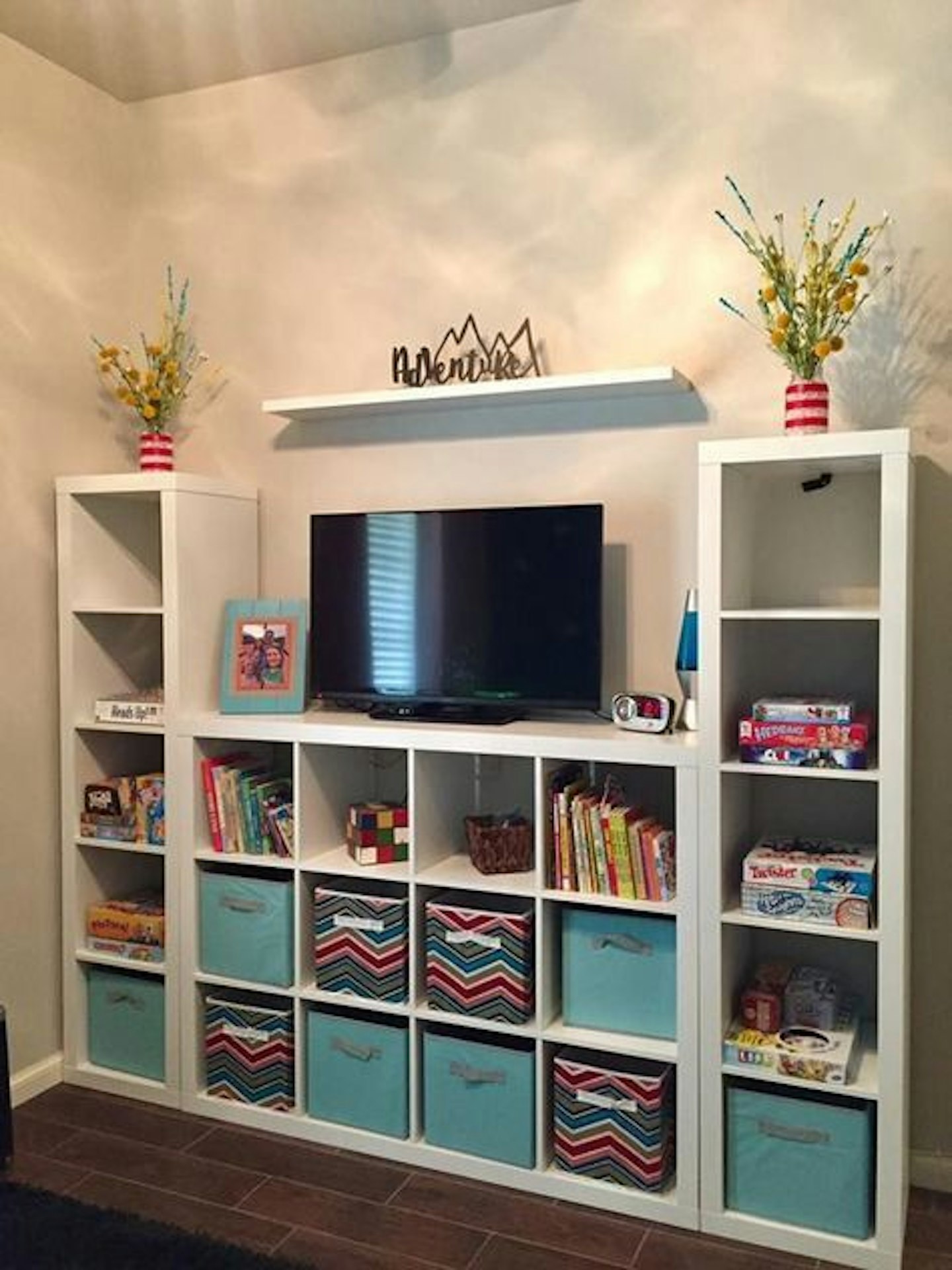 TV storage space