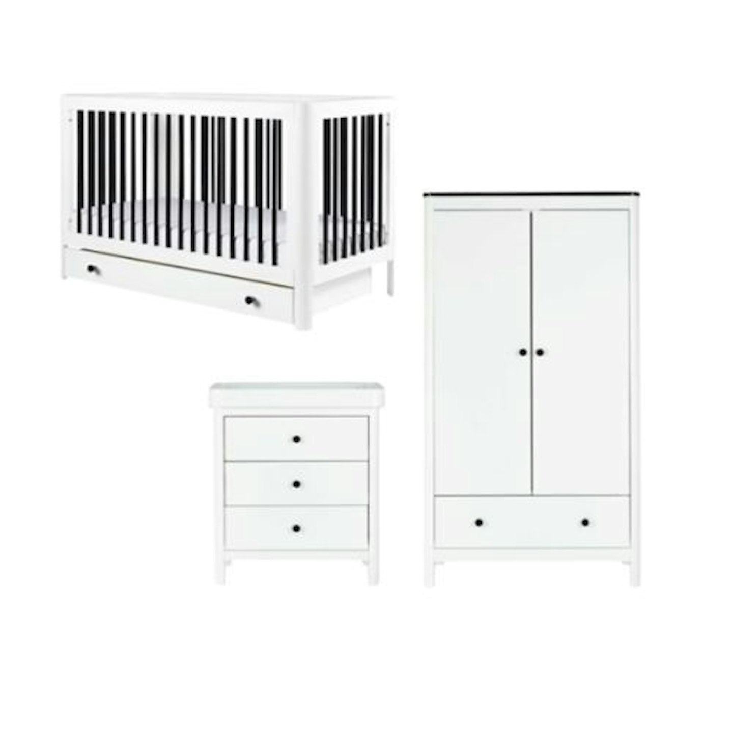 Ickle Bubba Tenby 3 Piece Furniture Set and Under Drawer