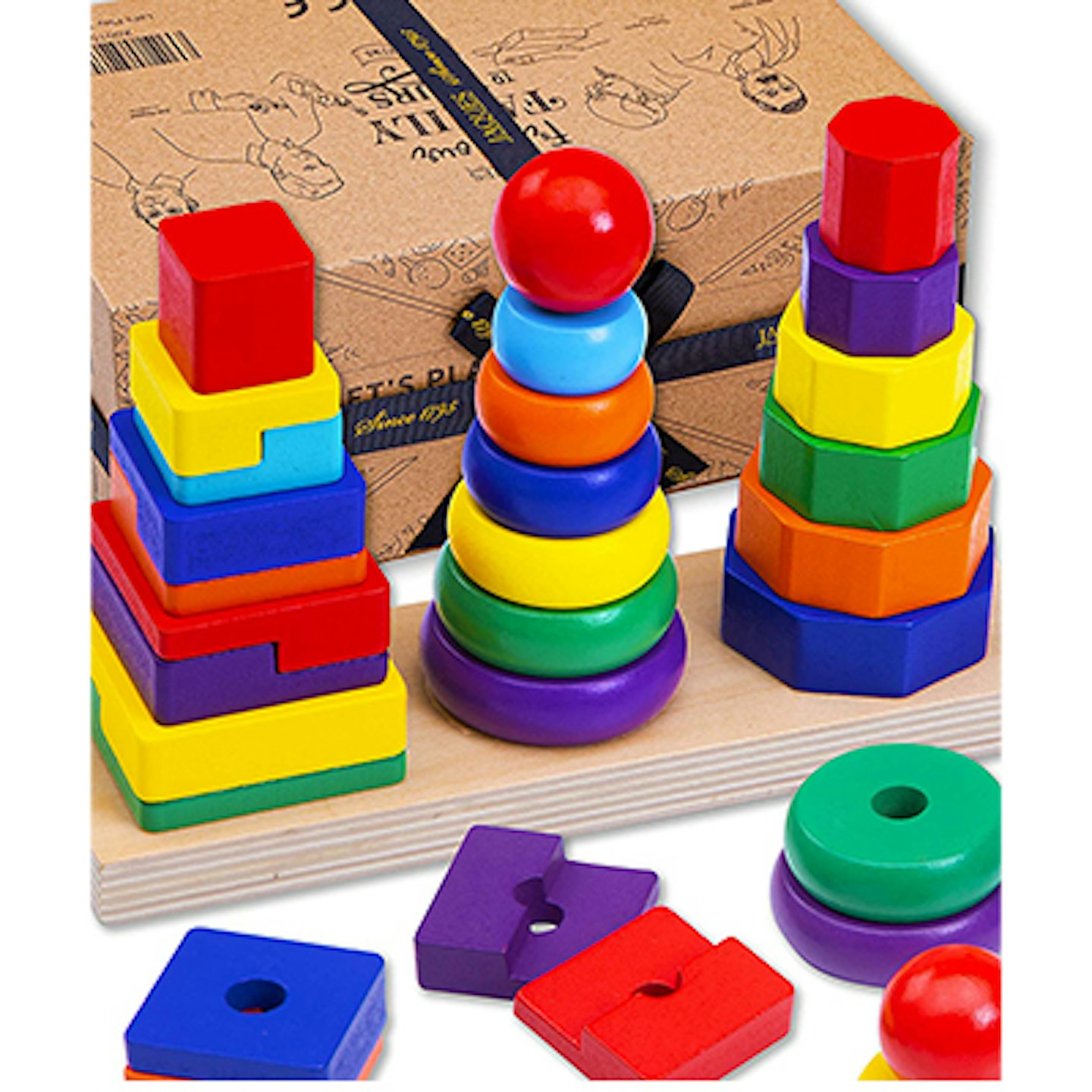 Jaques of London Wooden Stacking Toys