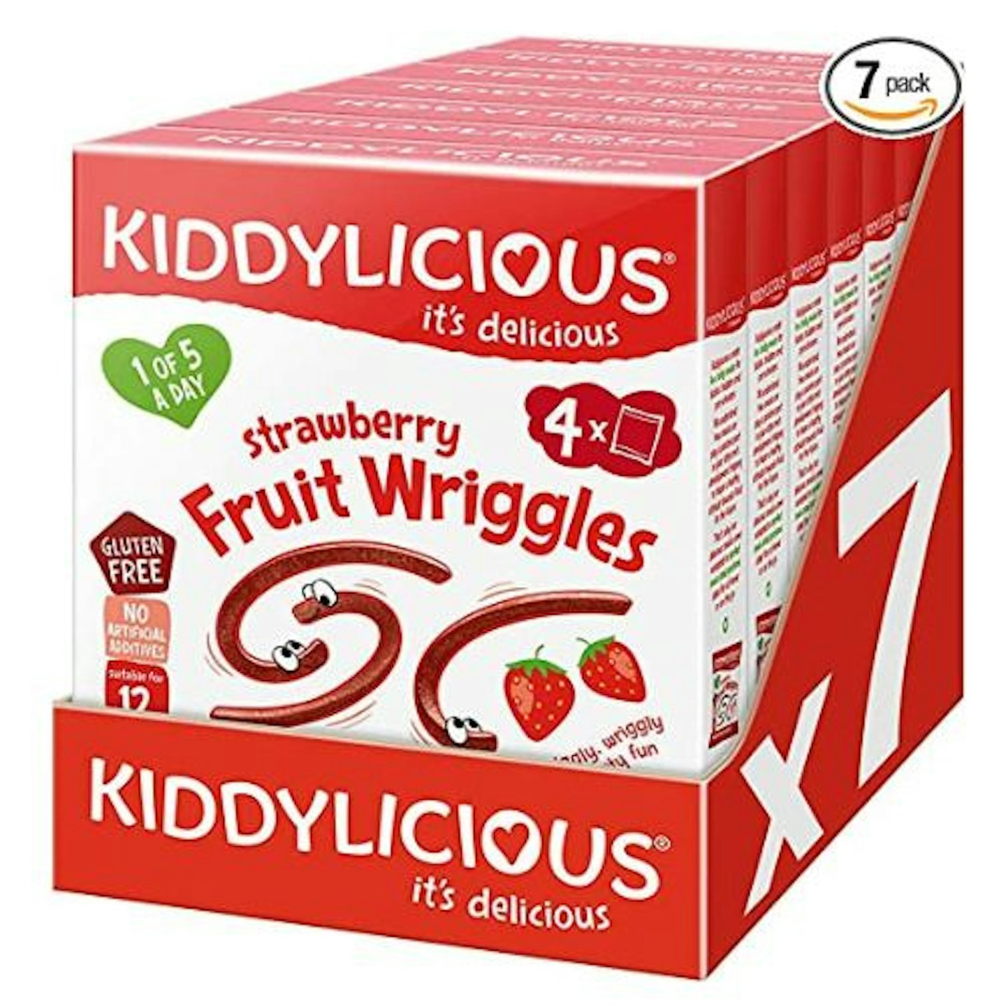 Kiddylicious Strawberry Fruit Wriggles Snack