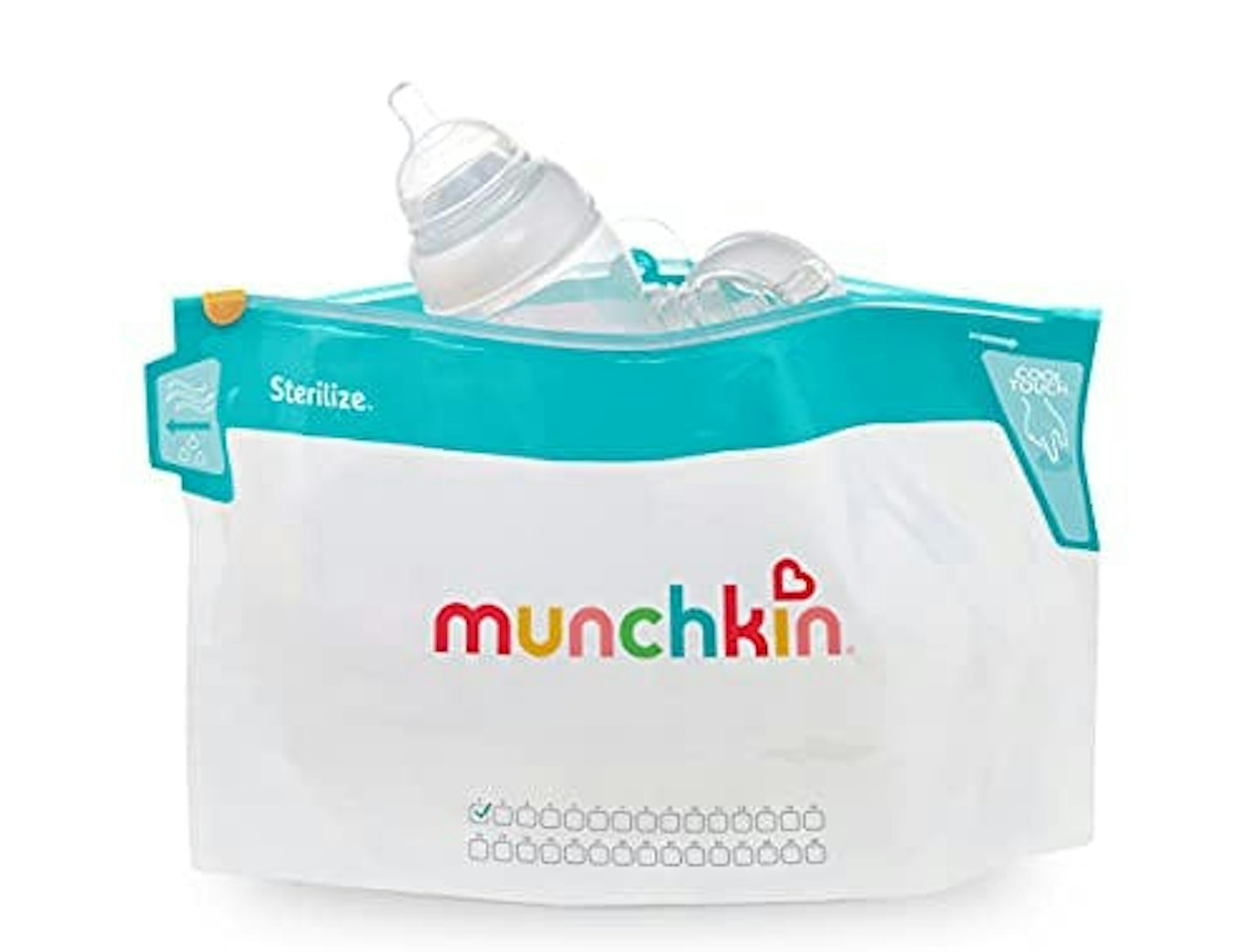 Best baby sterilisers Munchkin Steriliser Bags, Pack of 6 