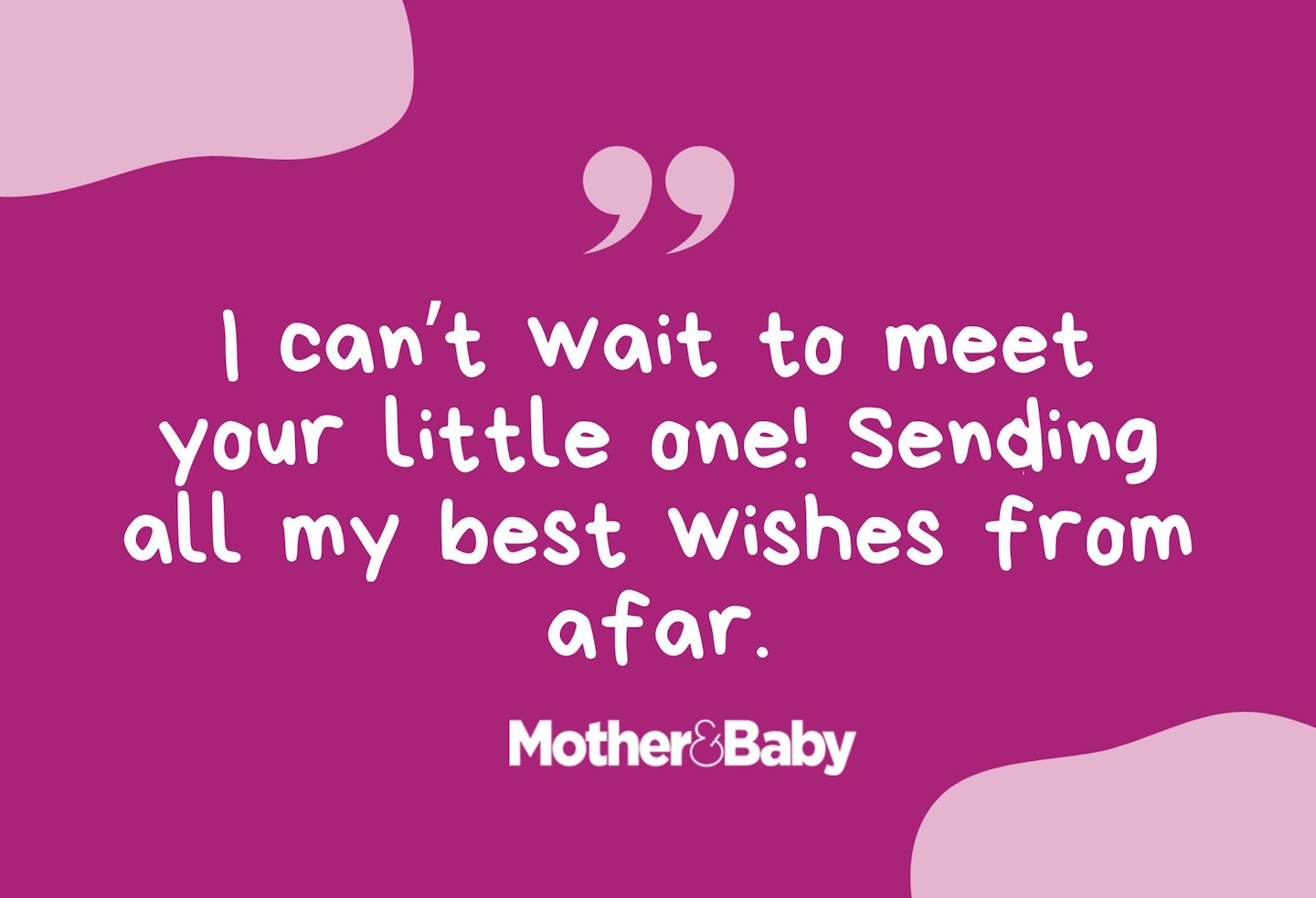 New baby messages for when you live far away