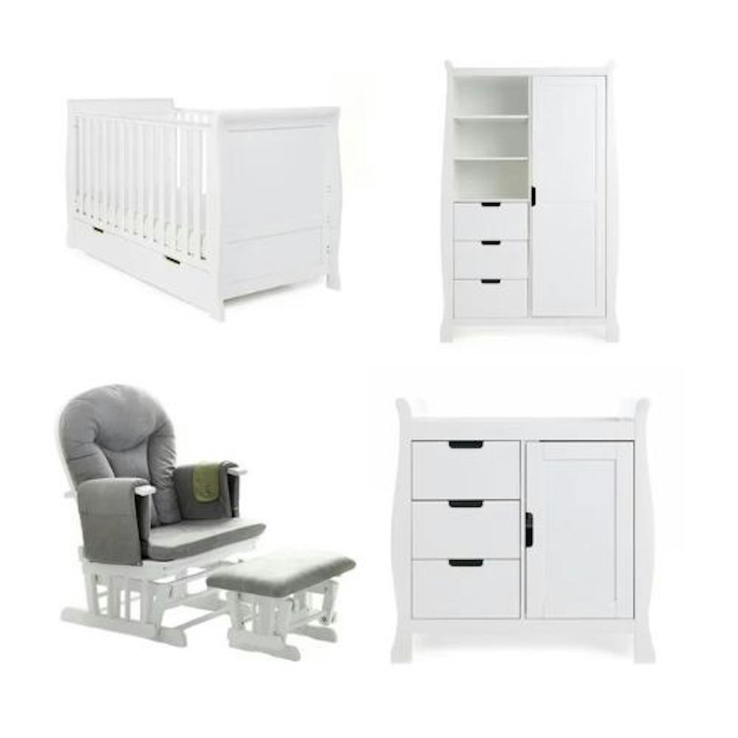 Obaby Stamford 4-Piece Nursery Furniture Set