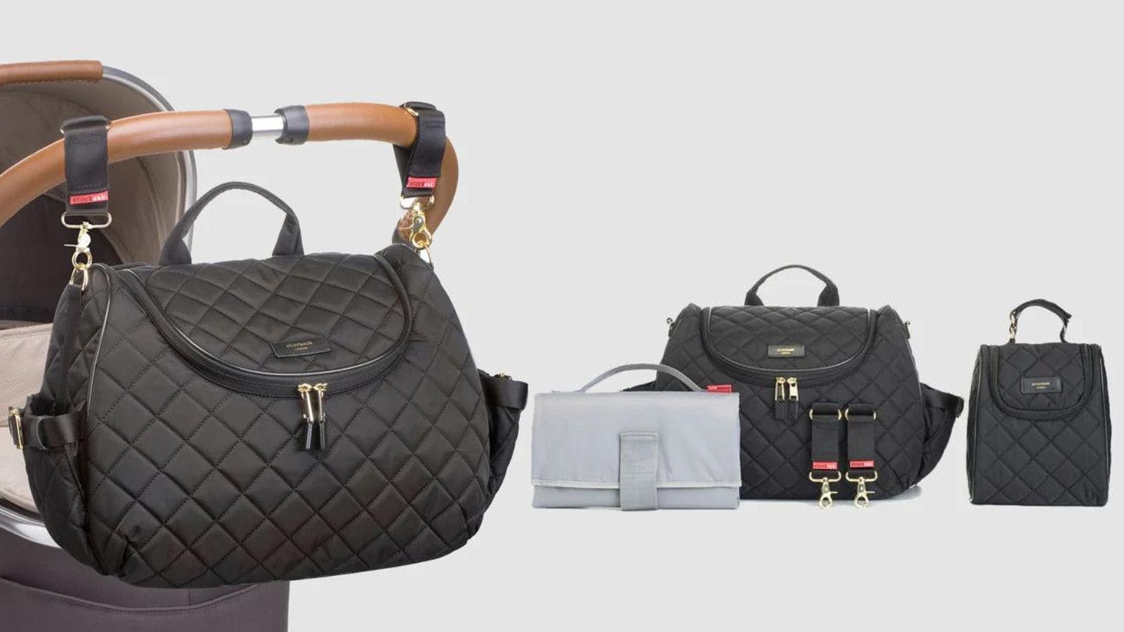 Black Leather Changing Bag - A Truly Versatile Handbag | KeriKit England