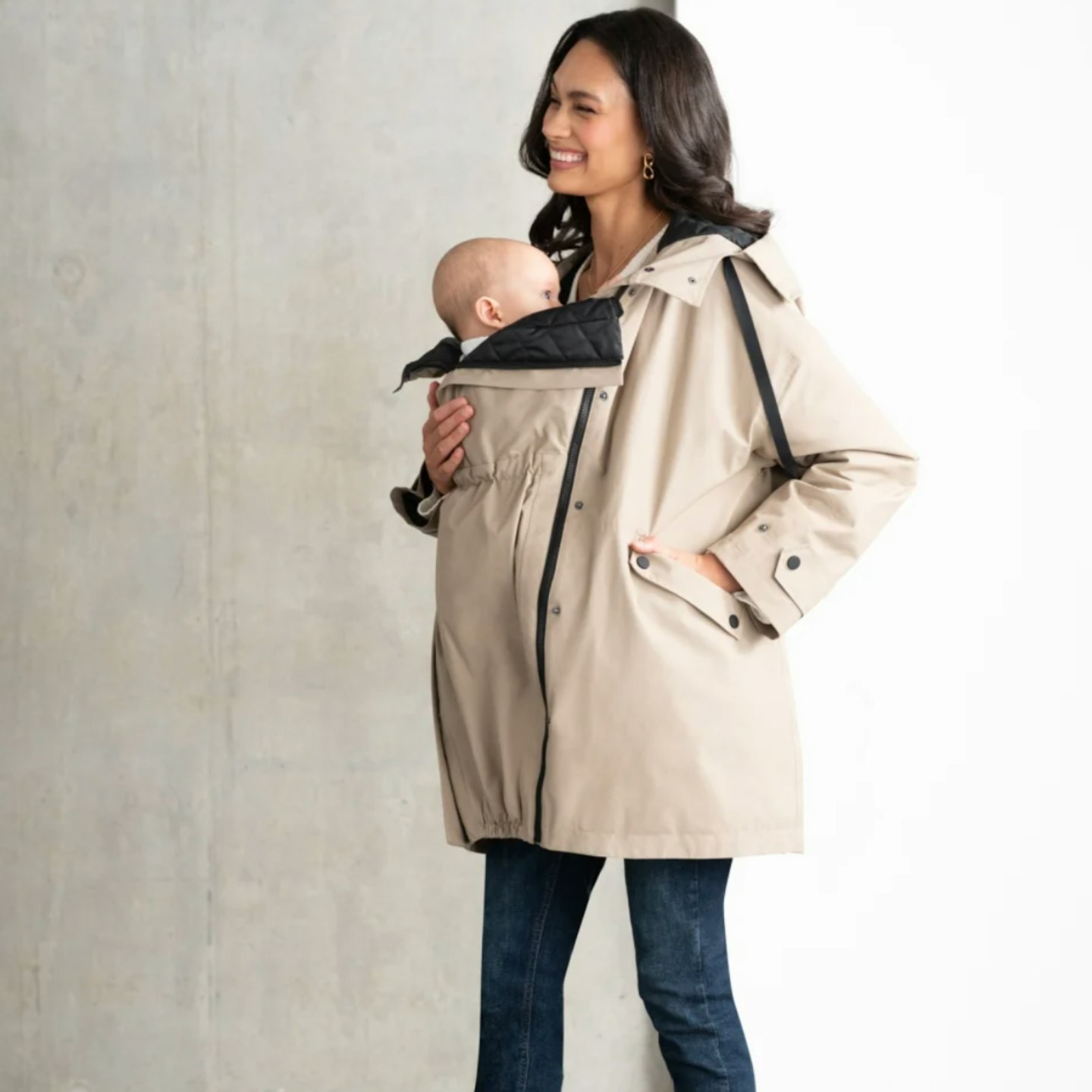 Seraphine Clarion Waterproof Maternity and Babywearing Anorak