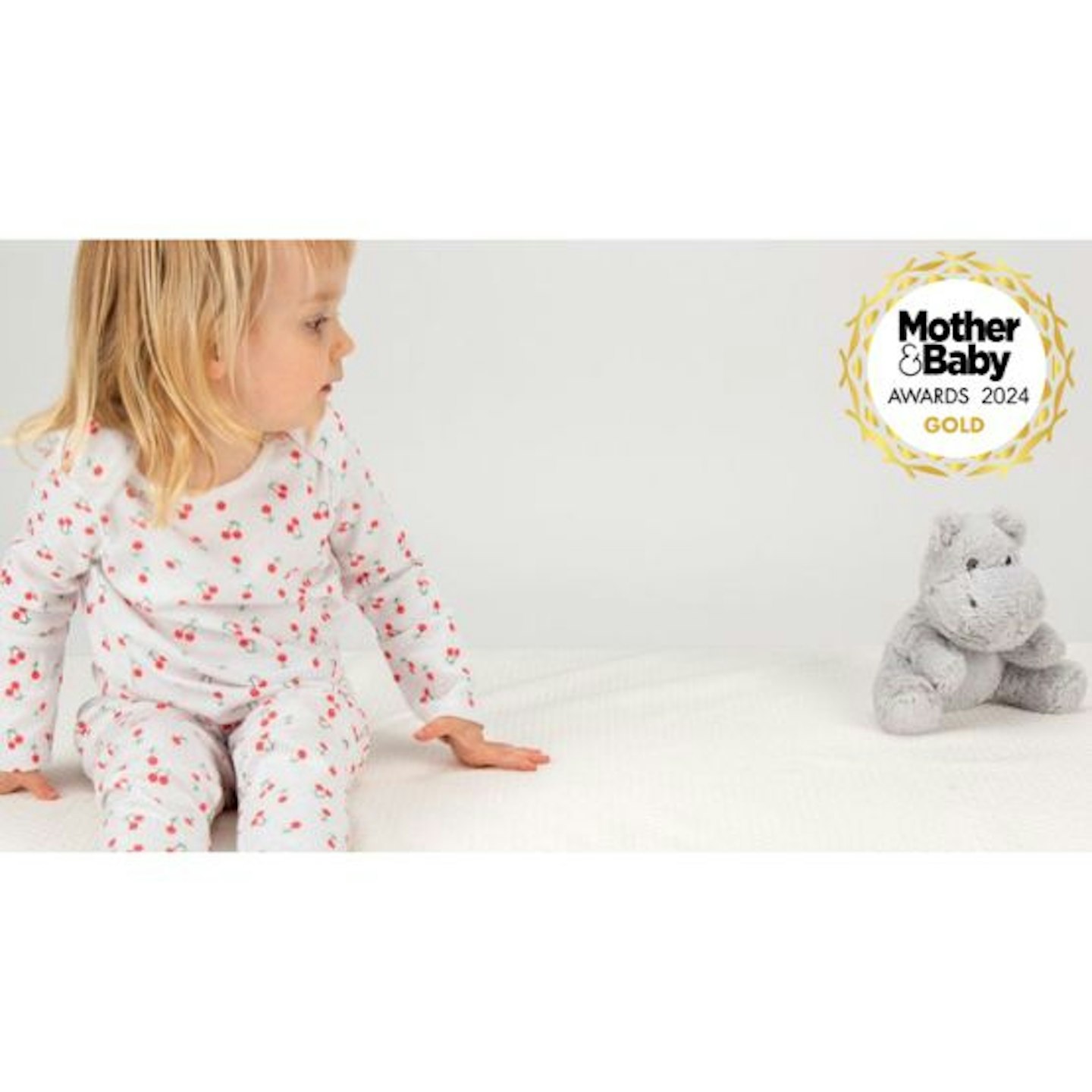 CuddleCo Lullaby Hypo-Allergenic Bamboo Cot Bed Mattress