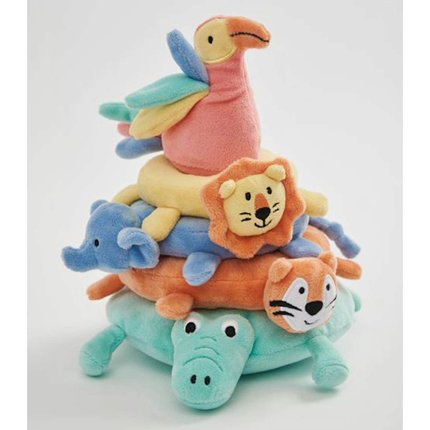 safari plush stacking toys