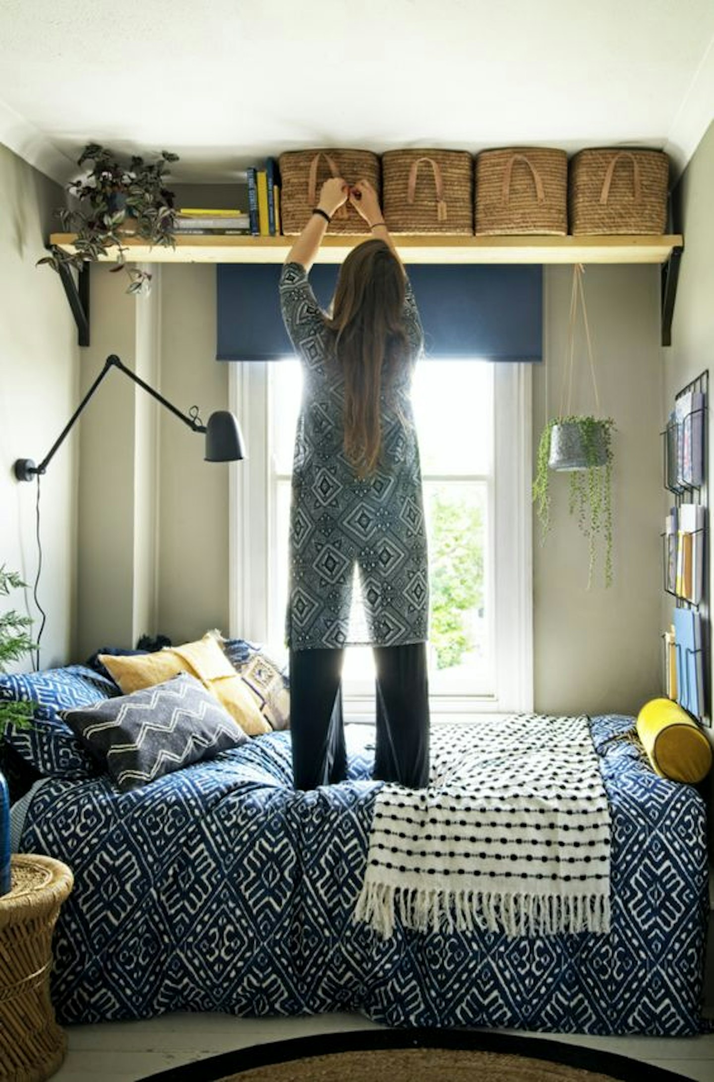 Above bed storage