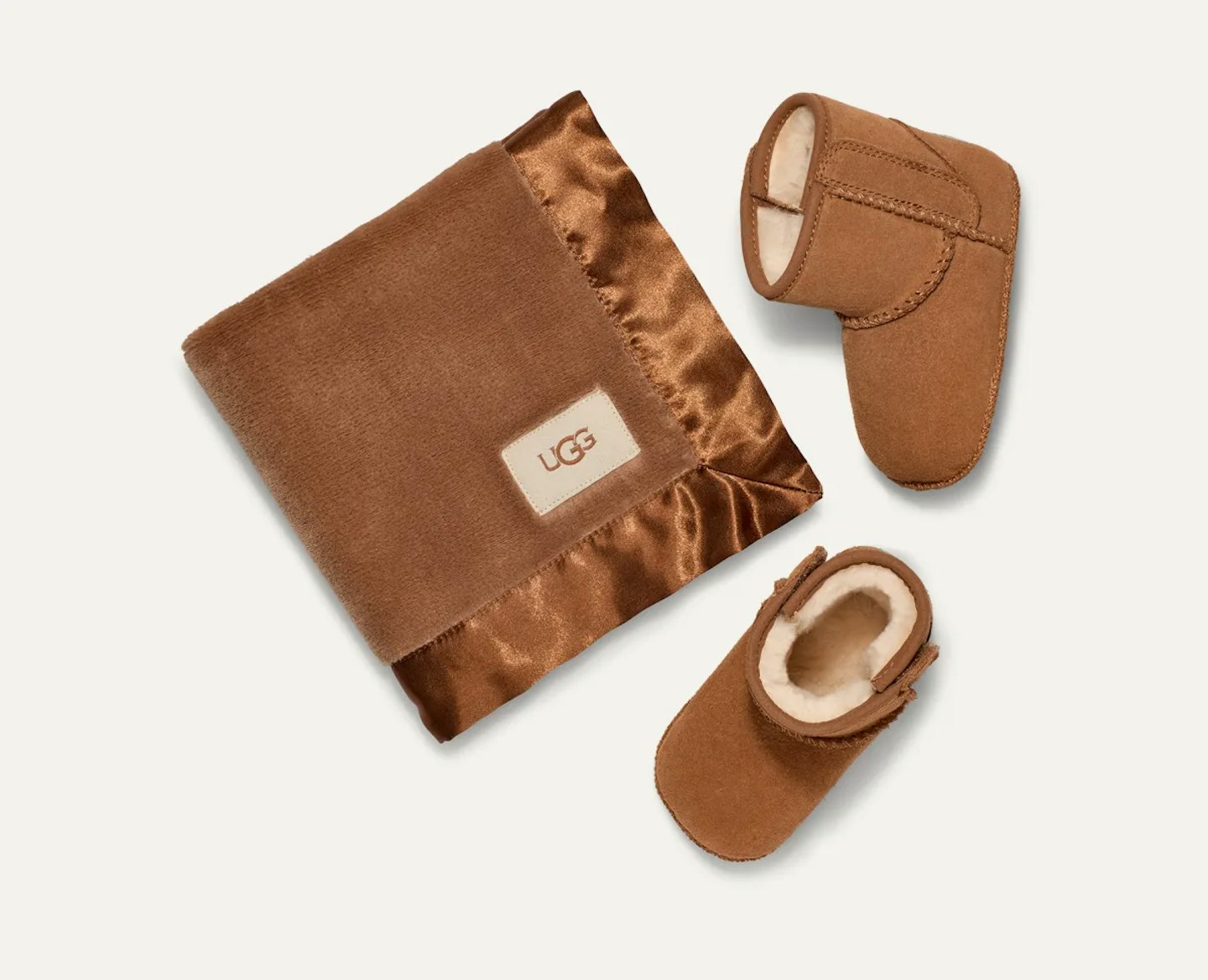 ugg blanket and bootie set