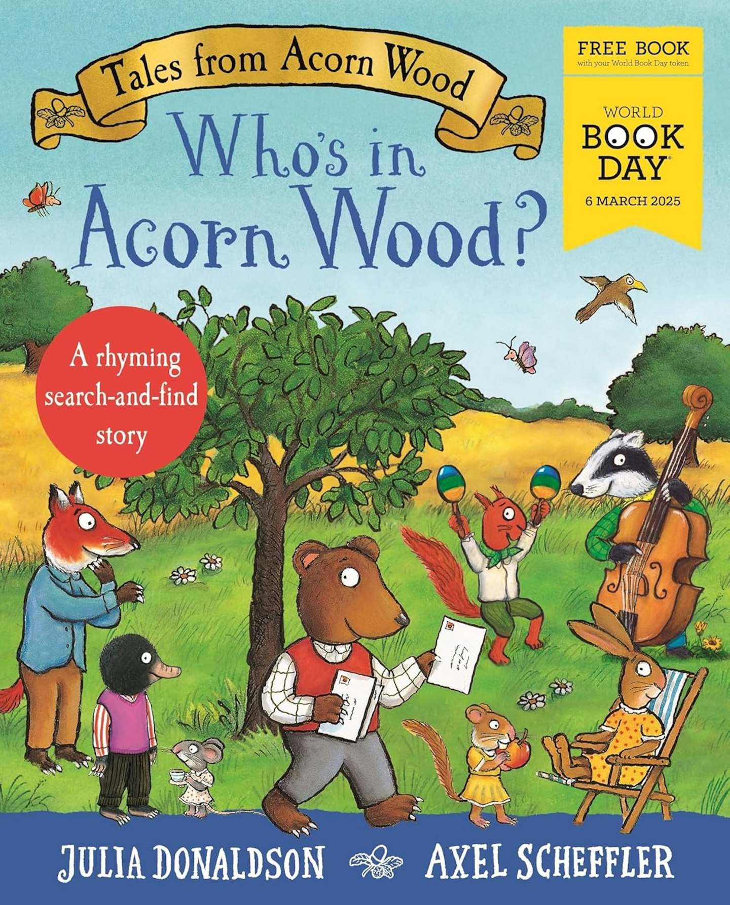 world book day 2025 acorn wood julia donaldson book