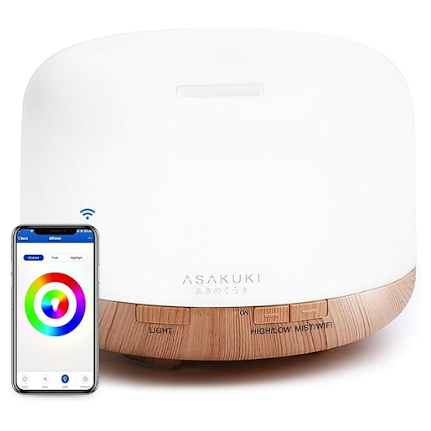 ASAKUKI Wi-Fi Smart Essential Oil Diffuser