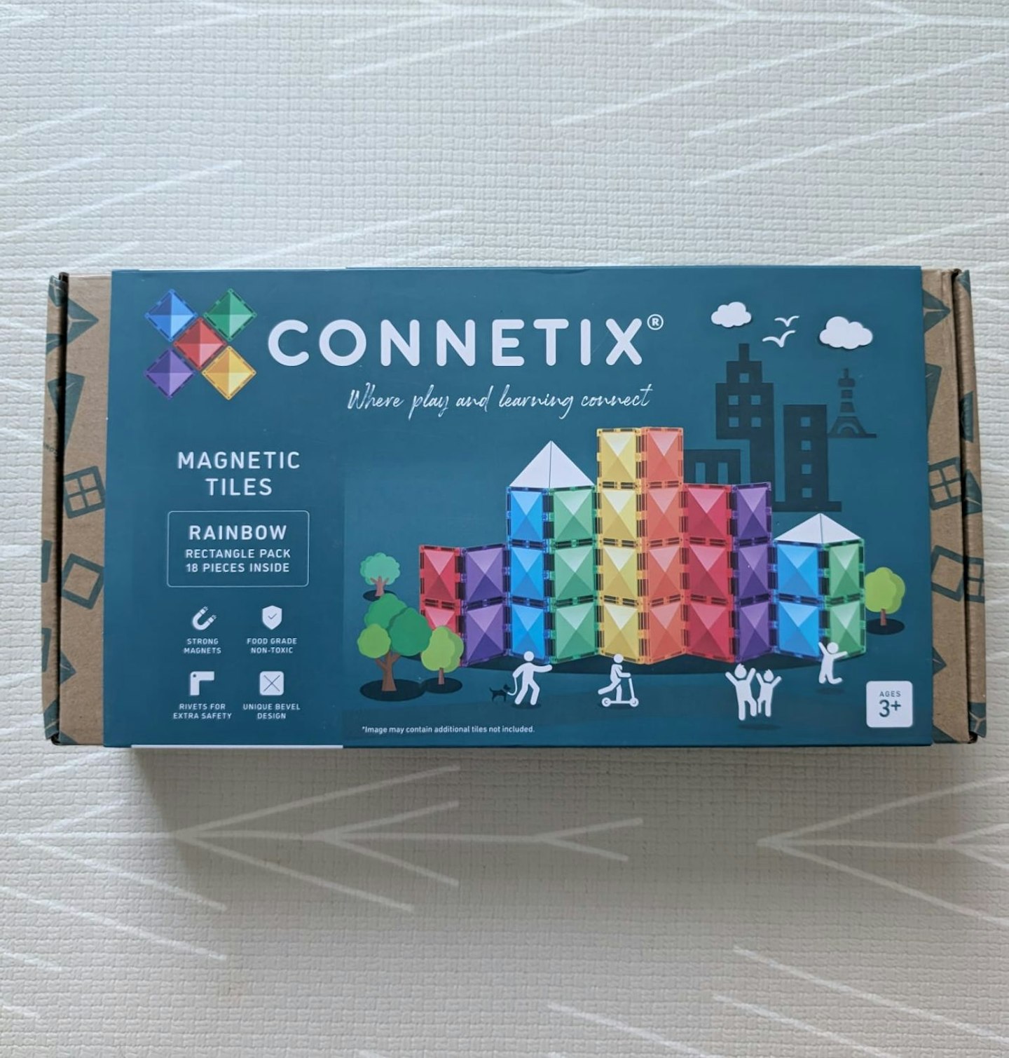 Connetix Rainbow Rectangle Pack