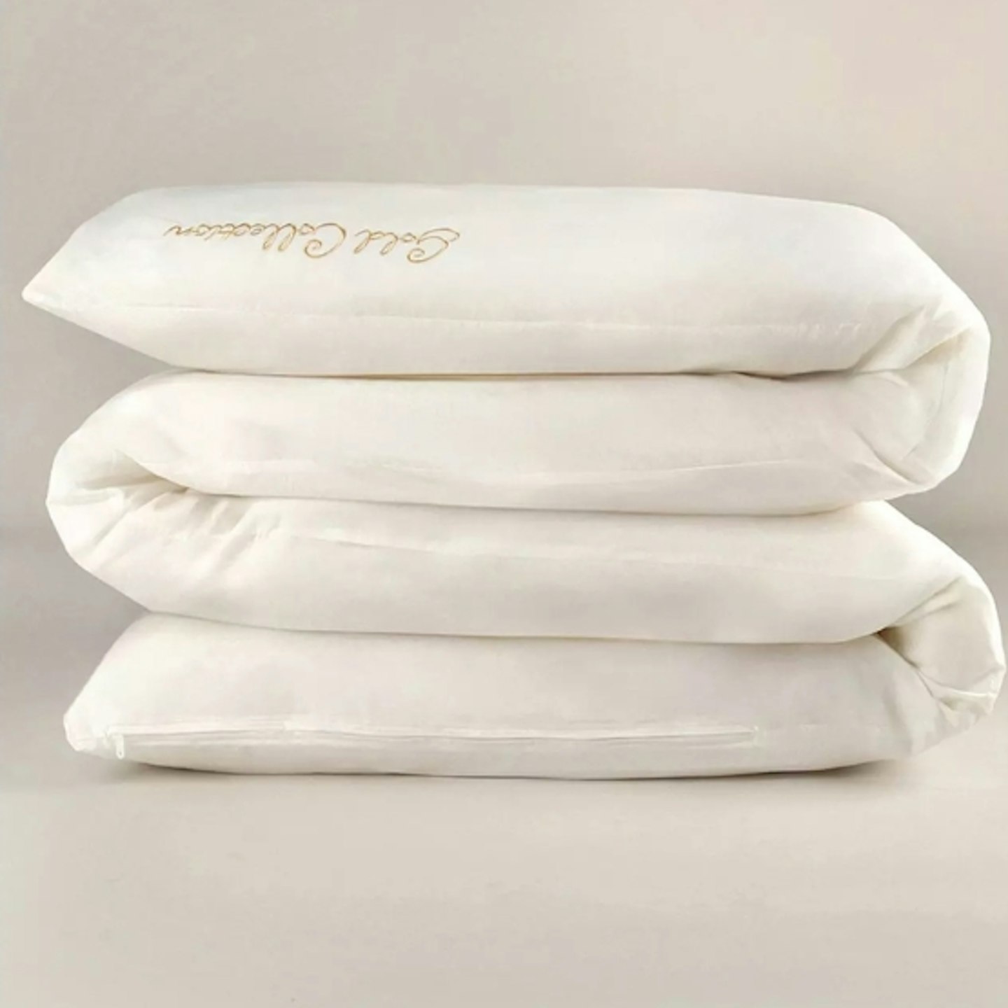 CuddleCo Organic Cotton 12ft Deluxe Body and Baby Support Pillow