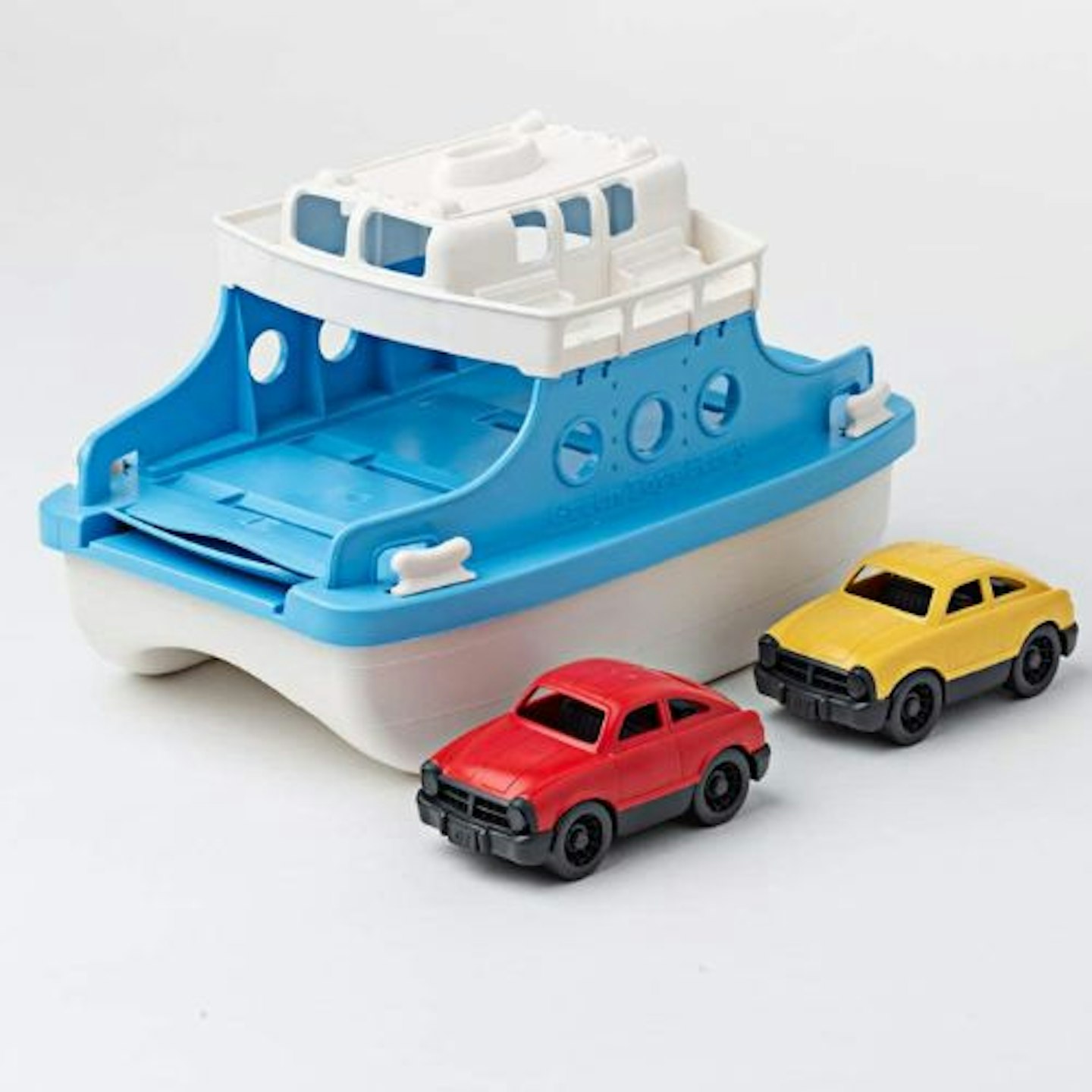  Green Toys Ferry Boat with Mini Cars Bathtub Toy