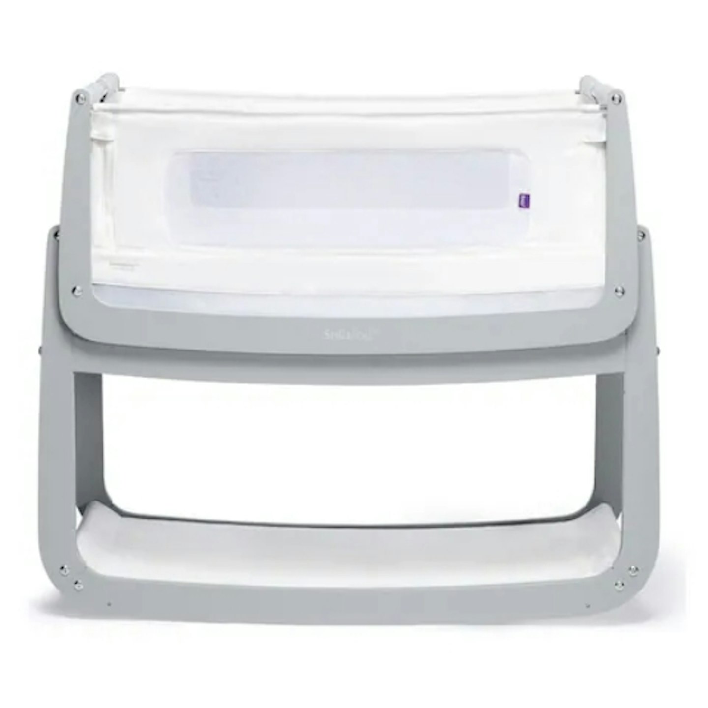 Grey SnuzPod 4 Bedside Crib