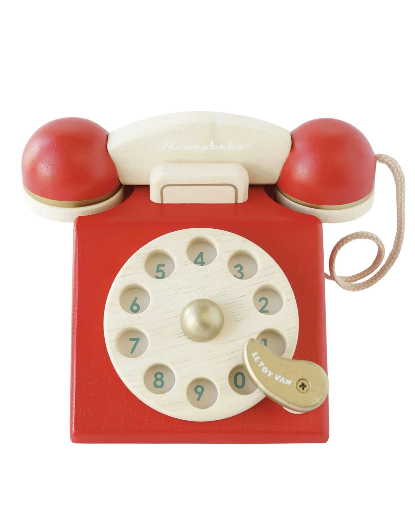 Le Van Toy Vintage Wooden Phone
