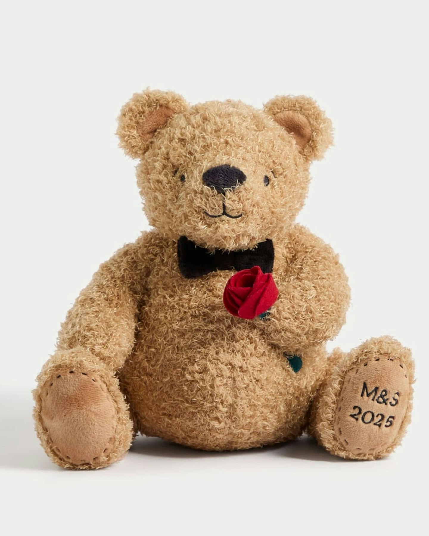 M&S teddy bear with rose