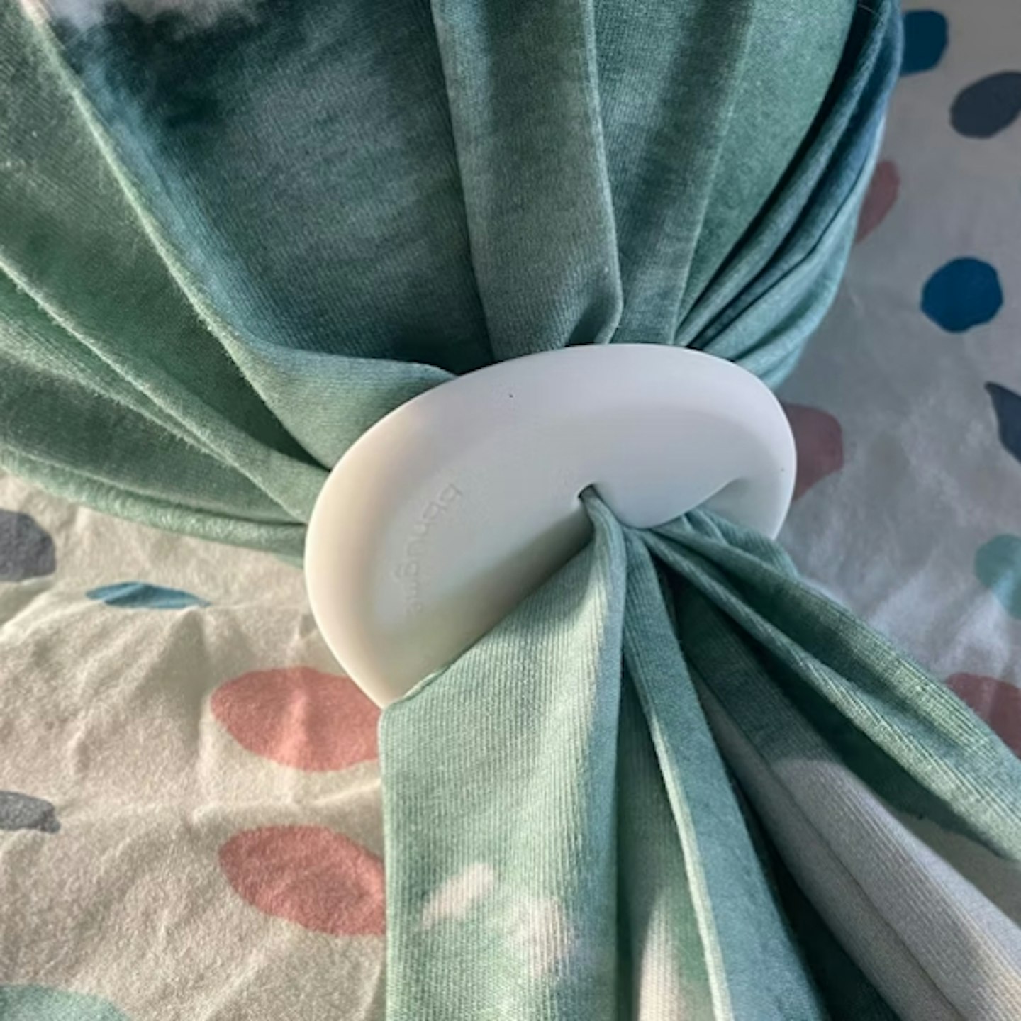 tie end on the bbhugme Pregnancy Pillow