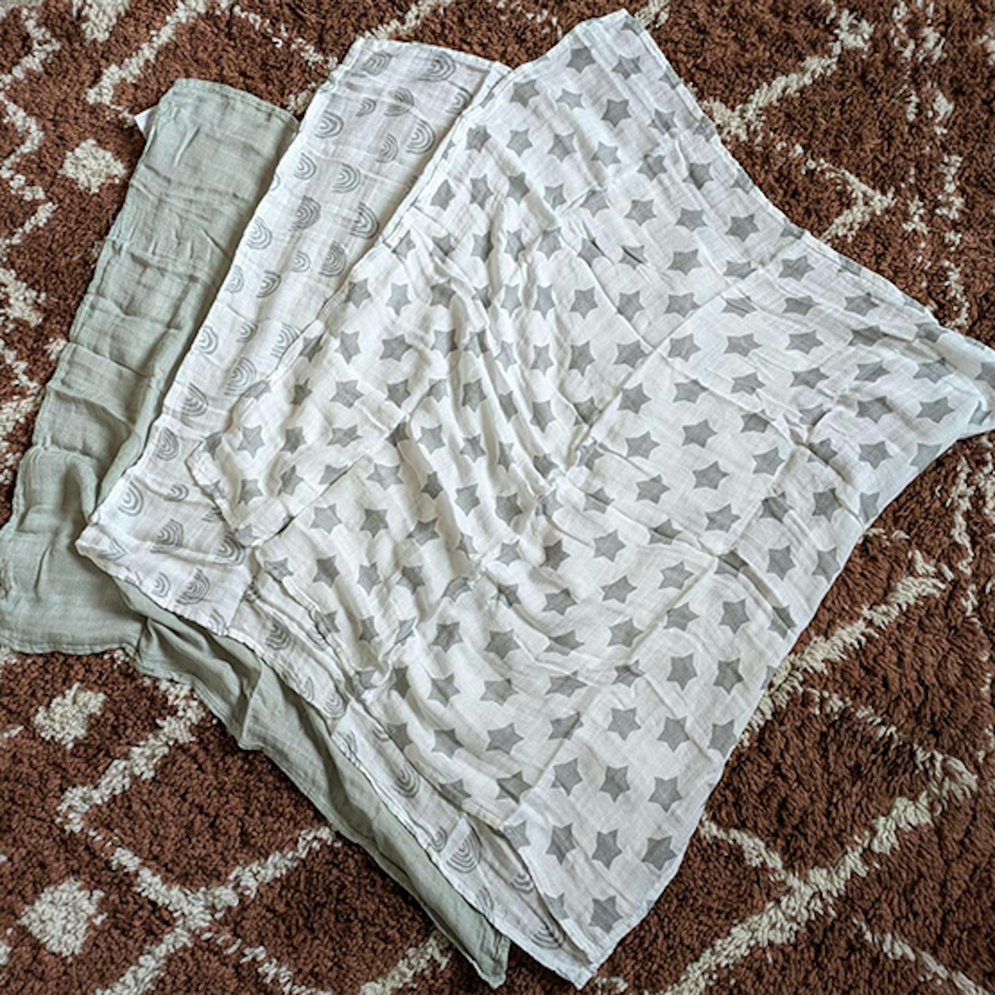 gullen baby muslin blankets grey