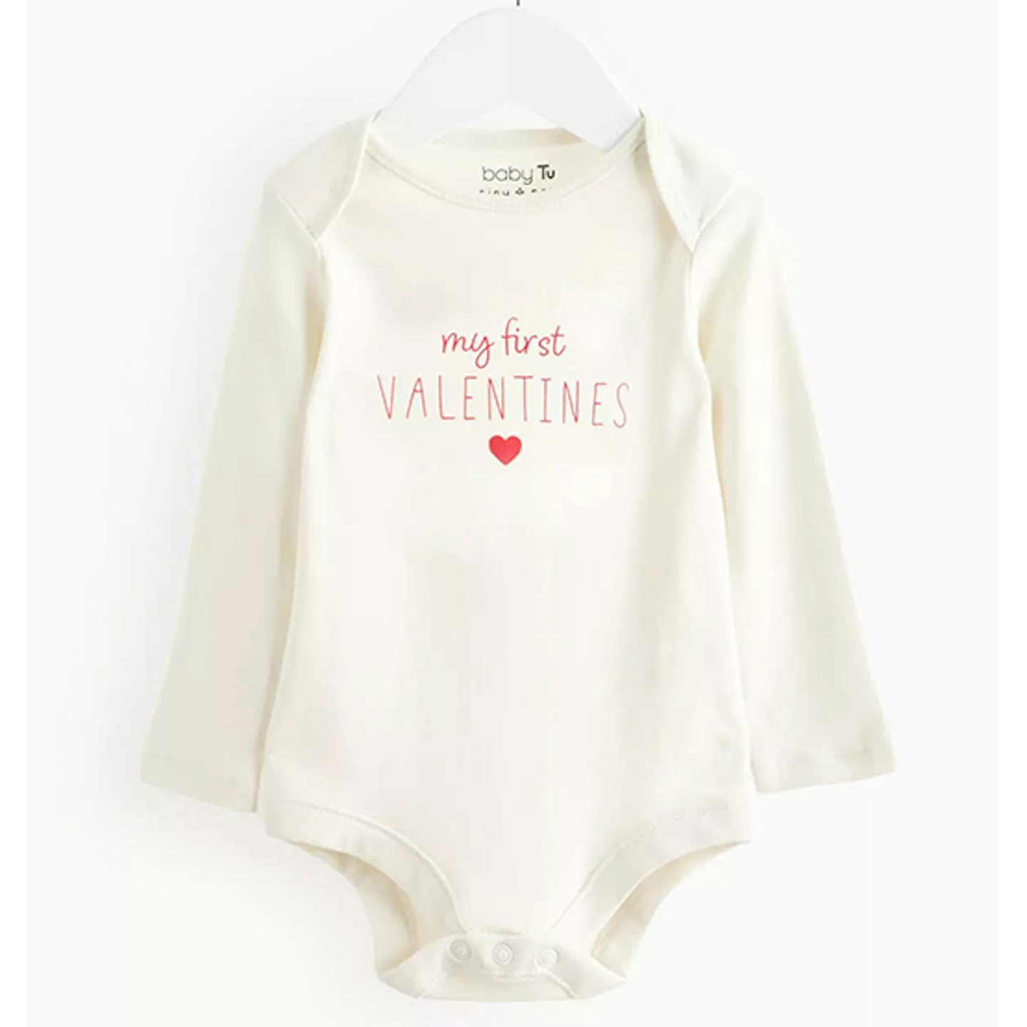 my first valentines baby vest