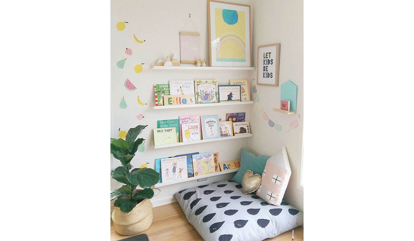 toddler room reading corner
