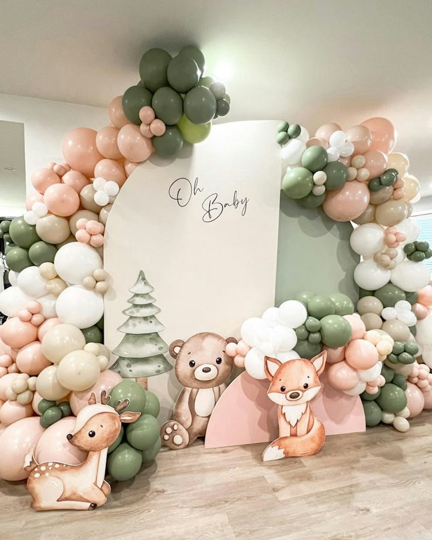 Woodland baby shower