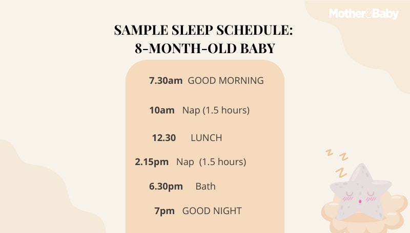 8 month old baby sleep schedule