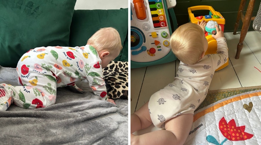 8 month old beginning to crawl 8 months old development