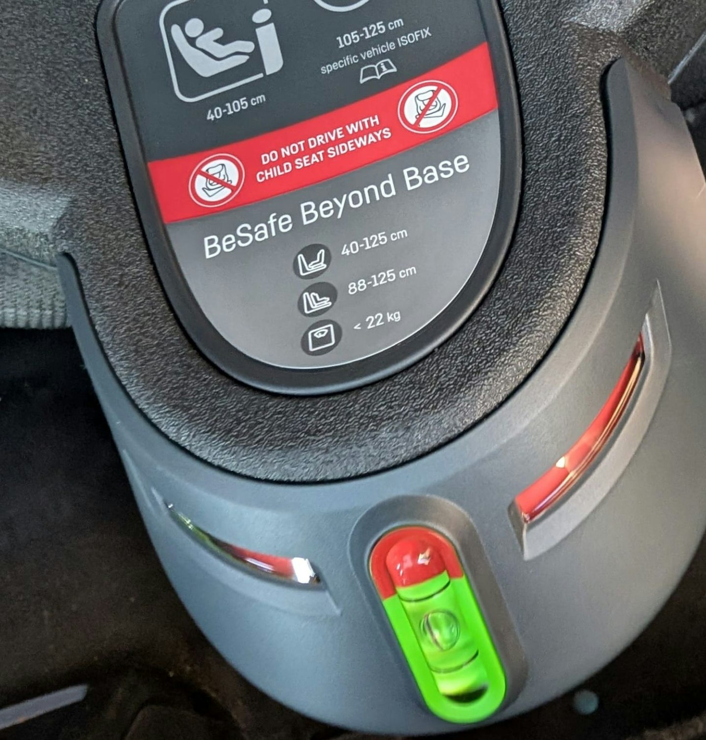BeSafe Beyond Car Seat Universal Level Technology 