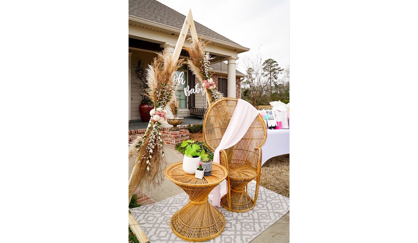 Boho baby shower