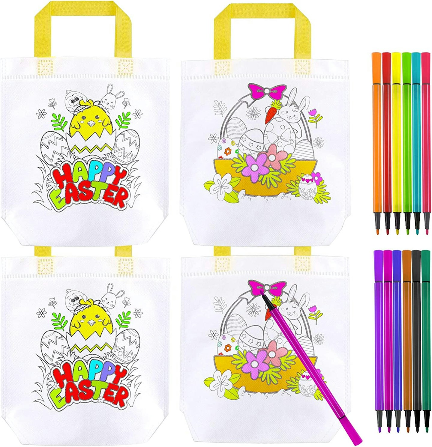HOWAF Design Your Own Easter Bag for Kids