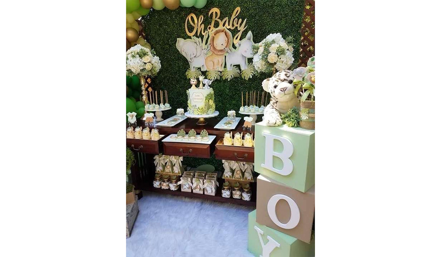 Jungle theme baby shower
