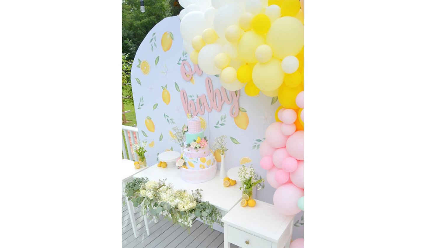 Lemon summer baby shower
