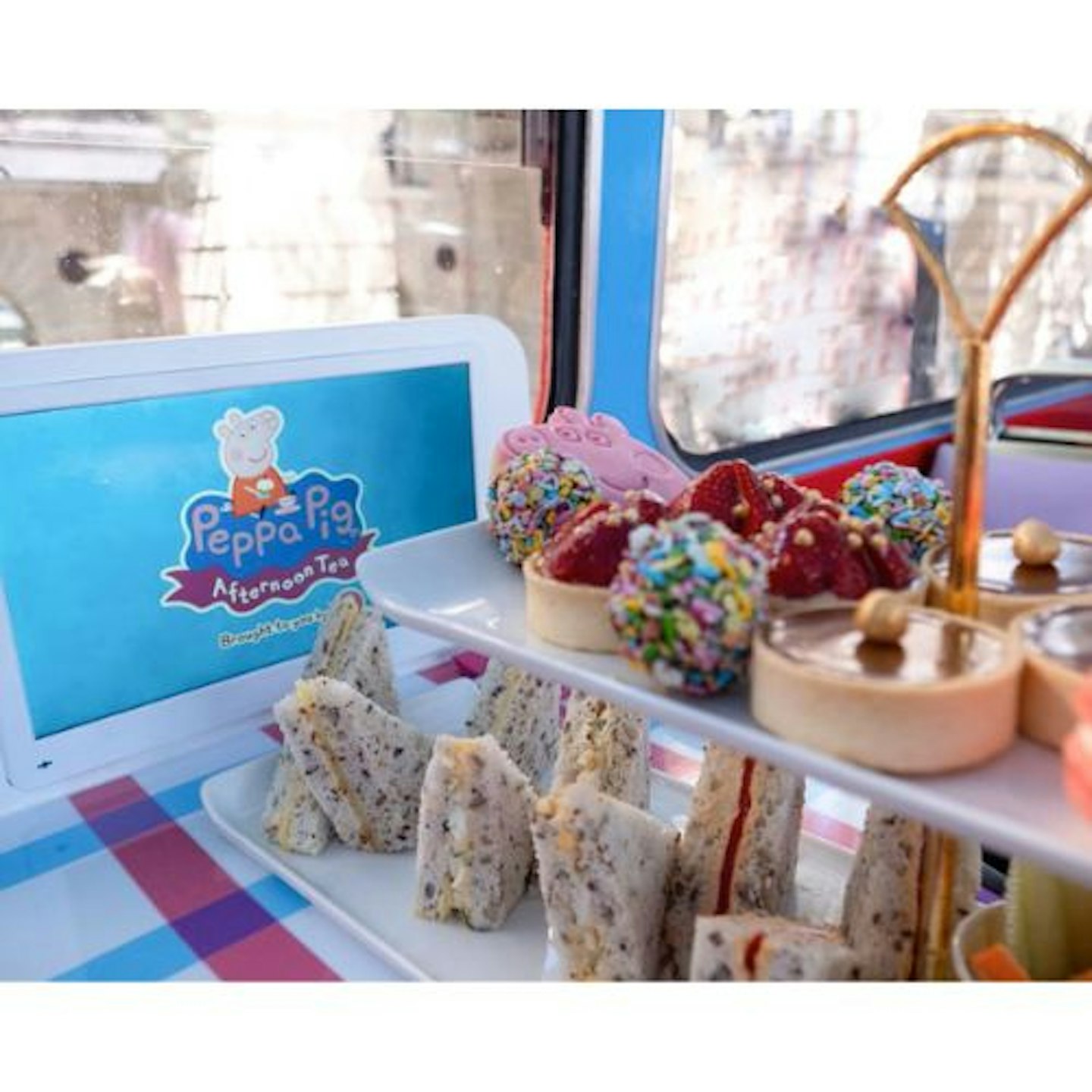 Peppa Pig Afternoon Tea Bus Tour for Two Adults and Two Children