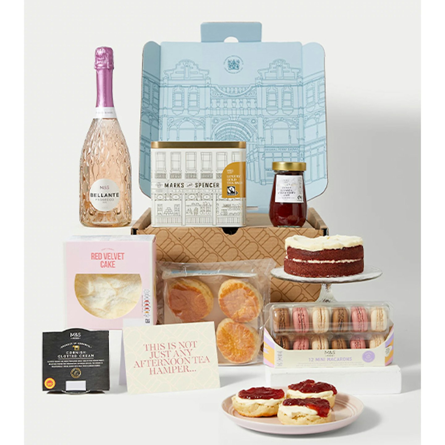 Pink prosecco hamper