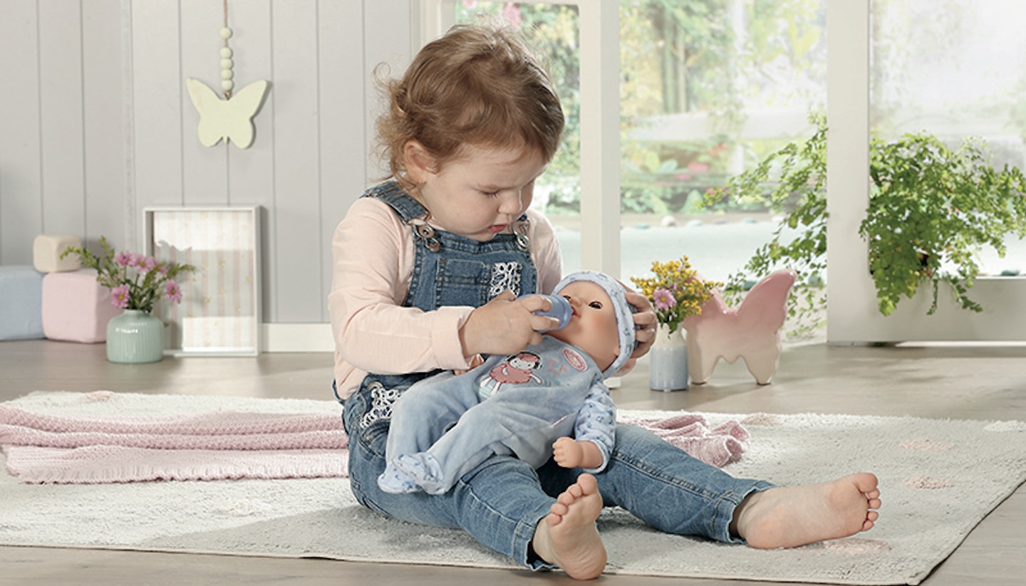 baby annabell doll play