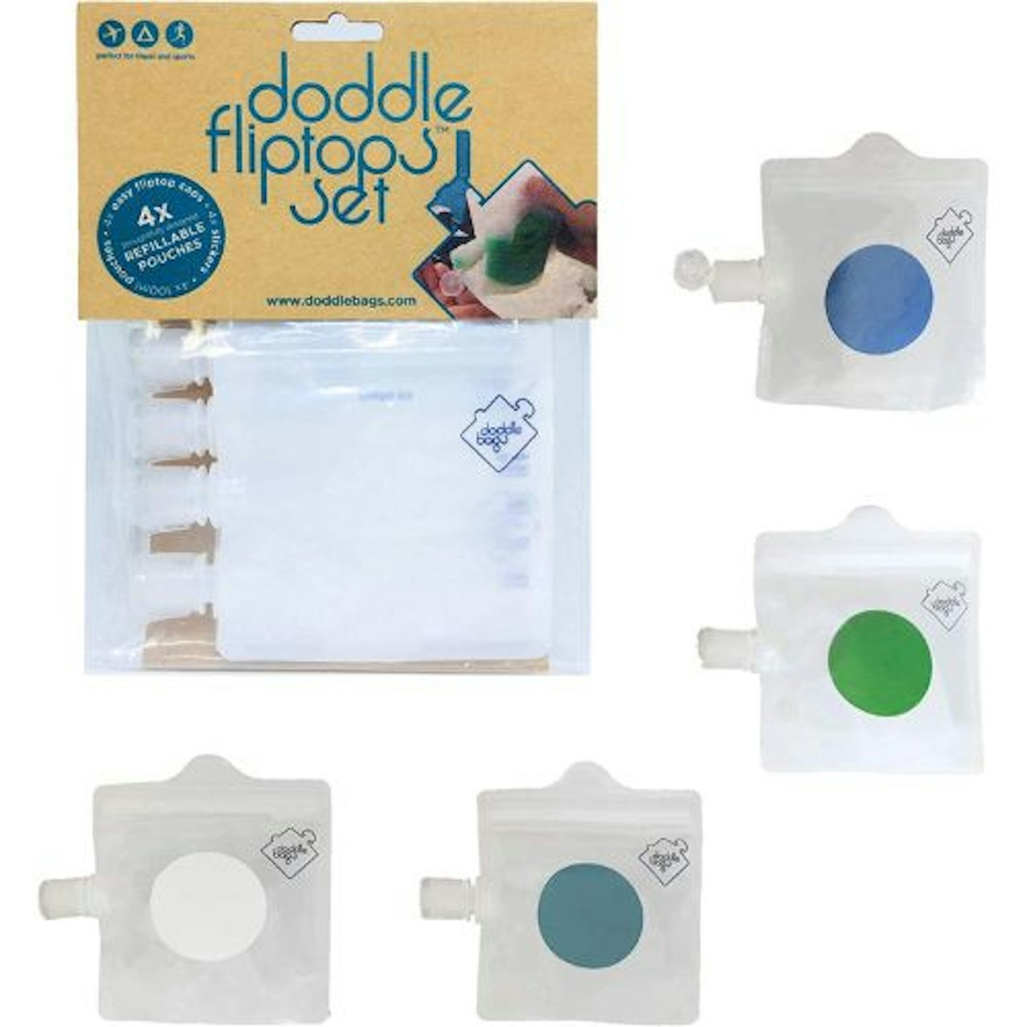 DoddleBags Eco Reusable Squeeze Pouches