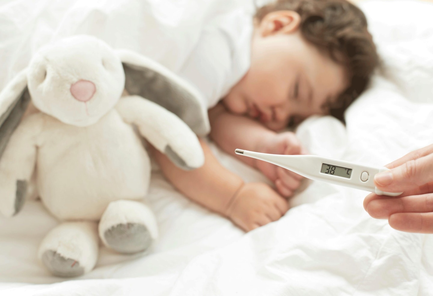 Baby with a fever