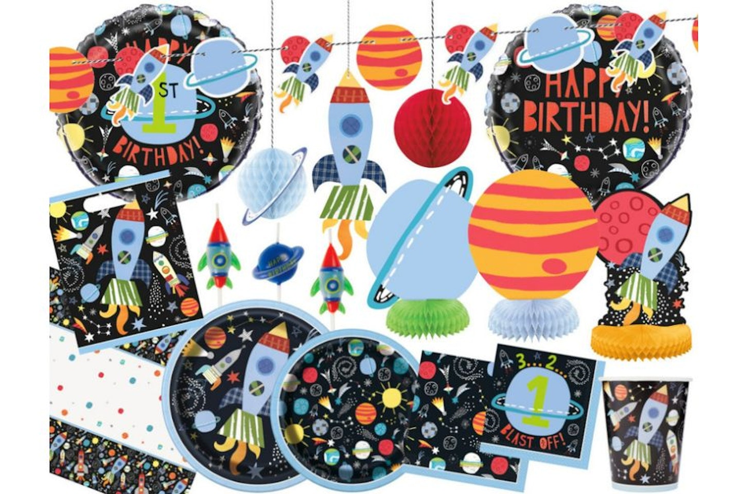 Space party ideas - Party Touches UK Outer Space Party Decorations