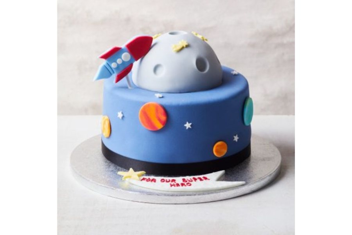Space party ideas - Waitrose Space Galaxy Cake
