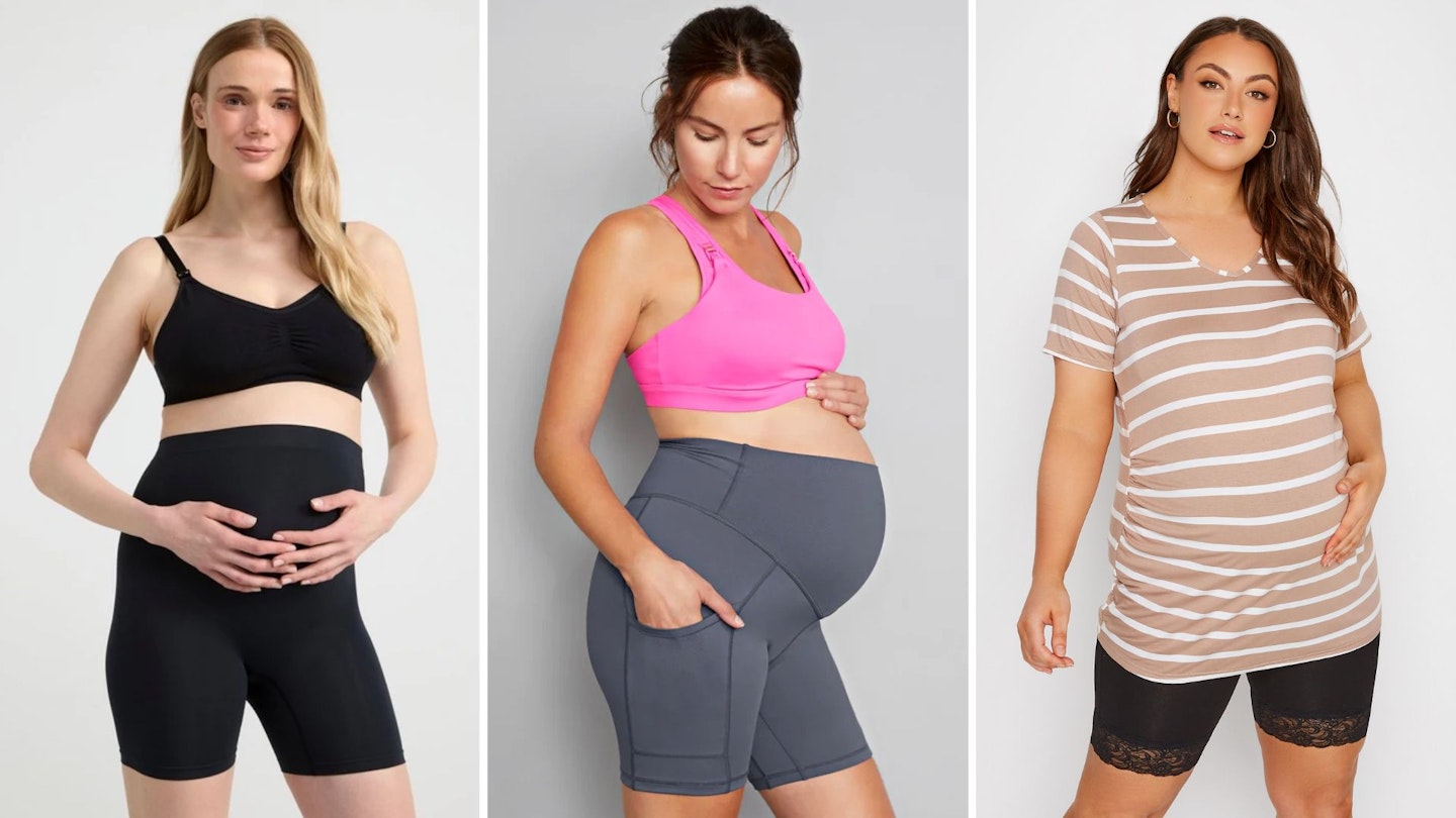 How to Wear Maternity Bike Shorts Day to Night - Meagan's Moda