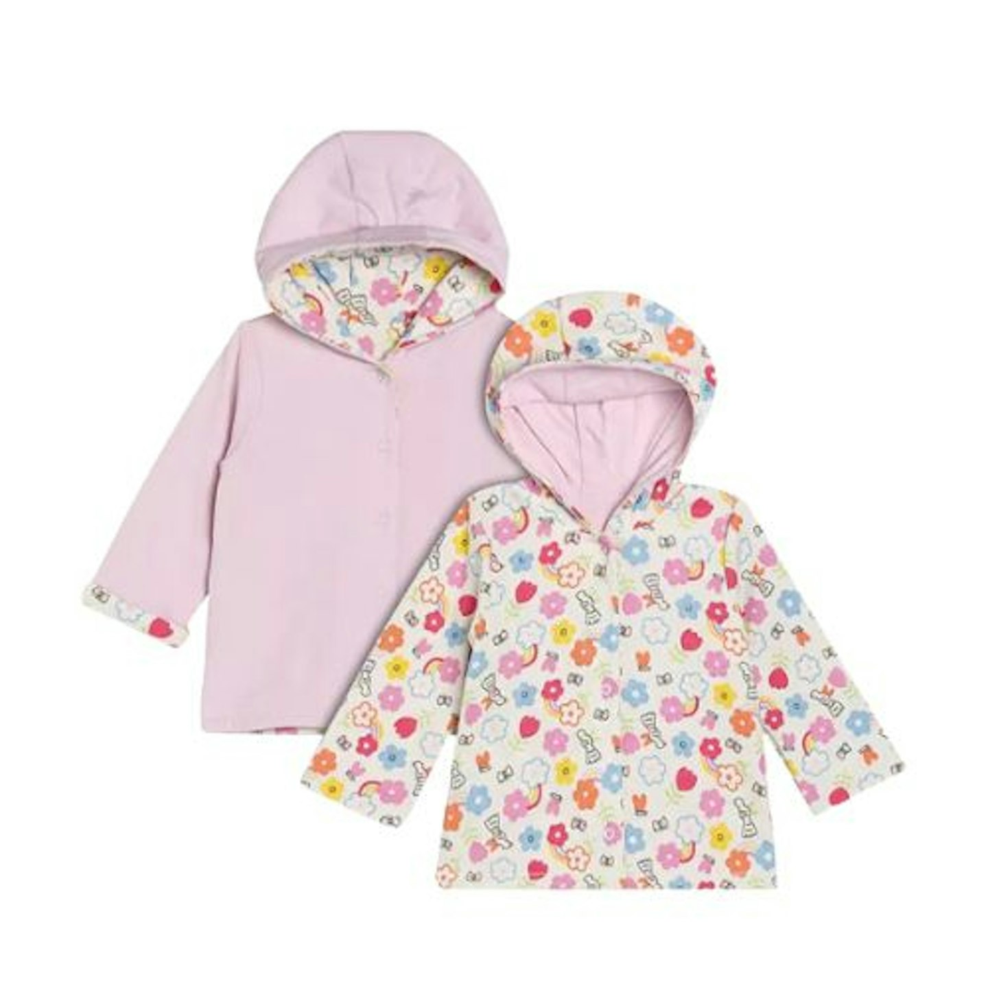 Mini Cuddles Baby Reversible Floral Jacket