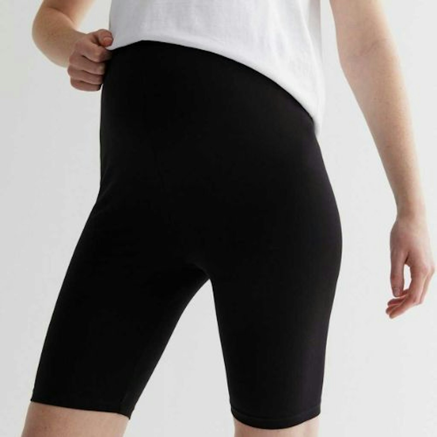 New Look Maternity 2 Pack Black Jersey Cycling Shorts