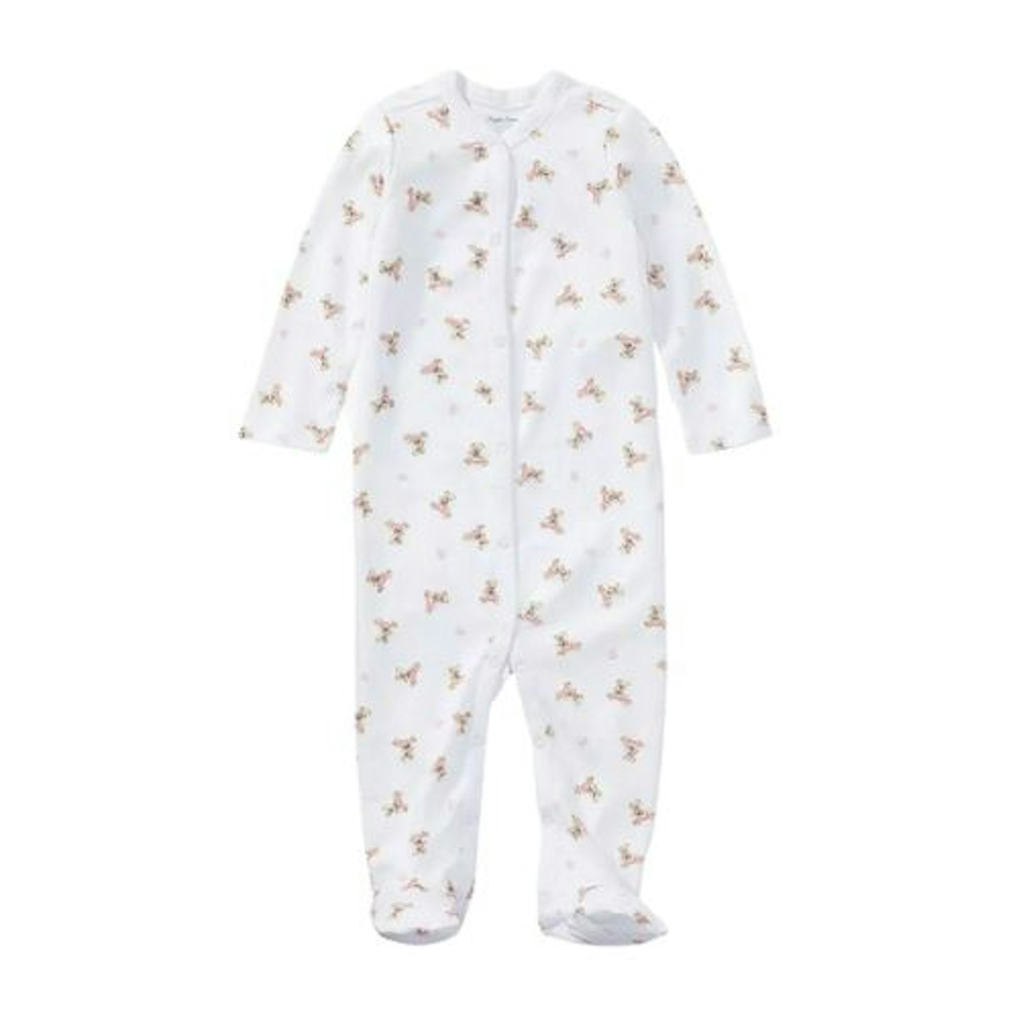 Ralph Lauren Baby Polo Bear Print Sleepsuit