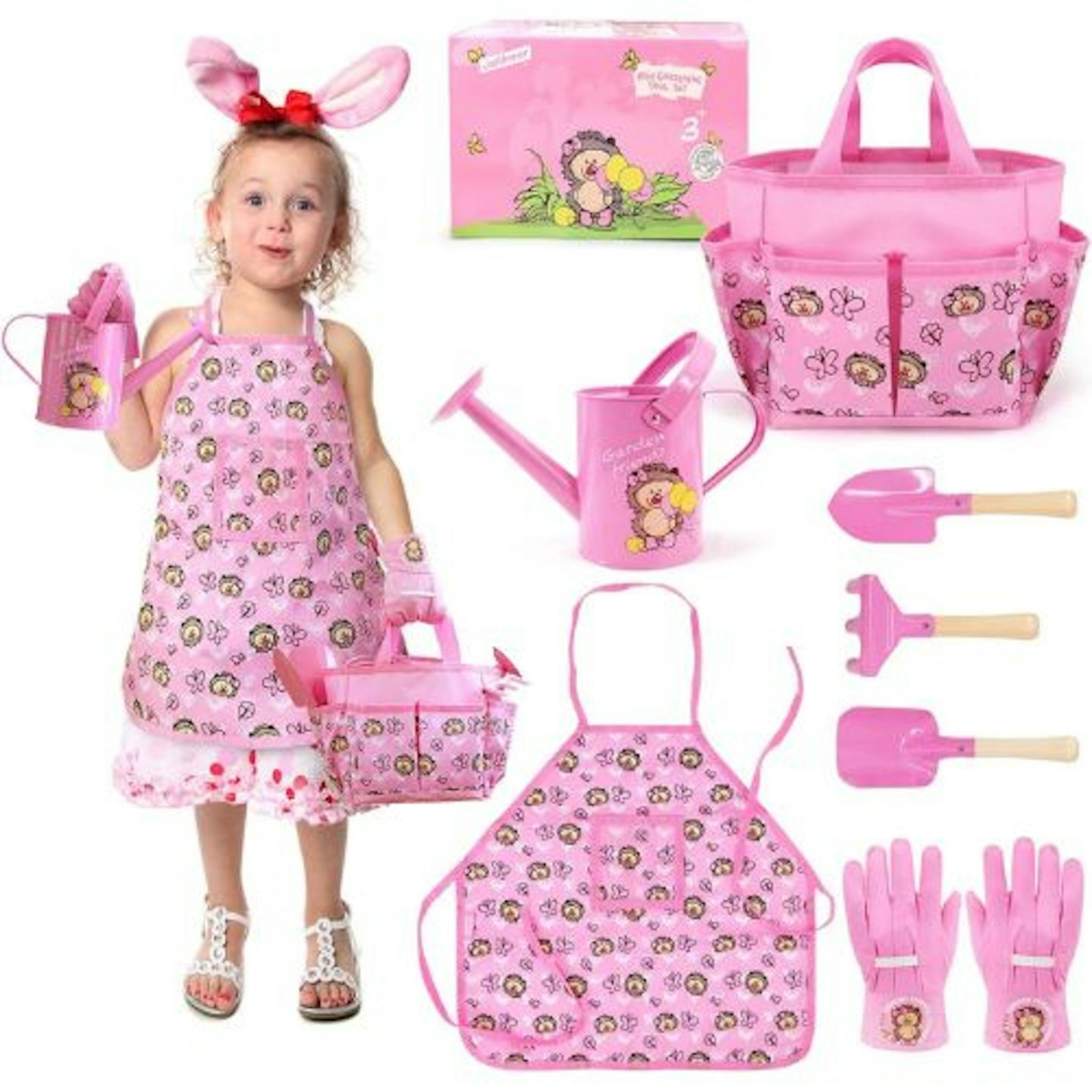 best-childrens-gardening-sets-pink-set