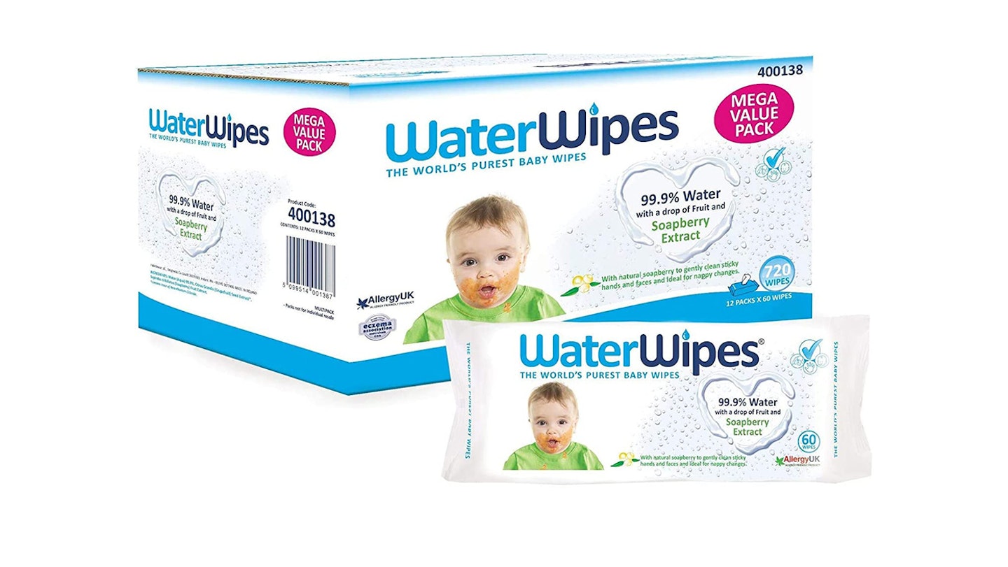 WaterWipes Baby Biodegradable Wipes Value Box, 12 x 60 Wipes = 720