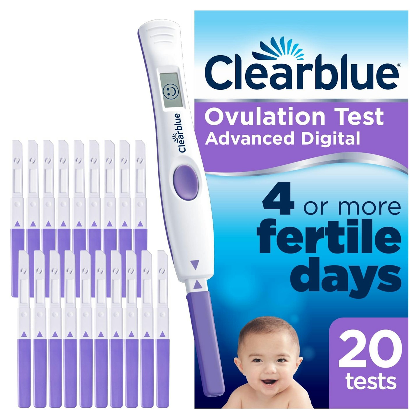 Clearblue Advanced Digital Ovulation Test Kit