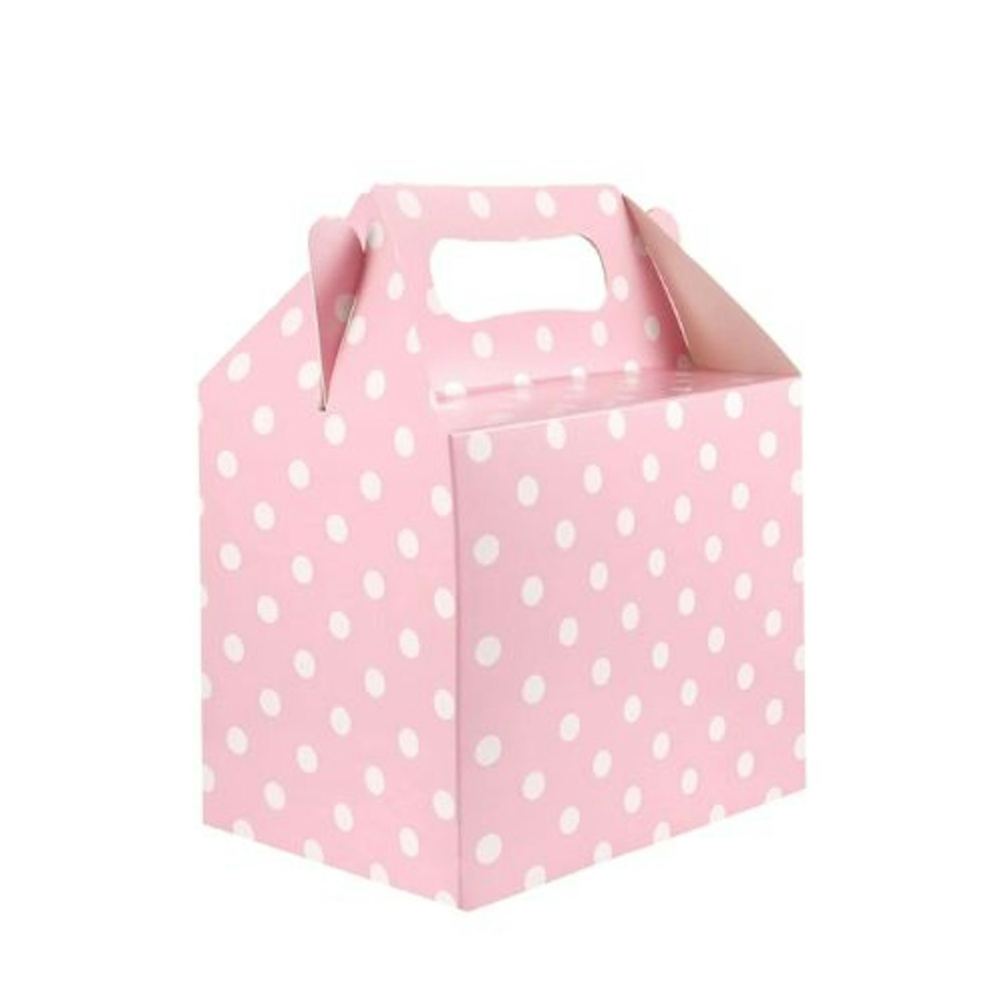 Baby Pink Polka Dot Party Food Boxes