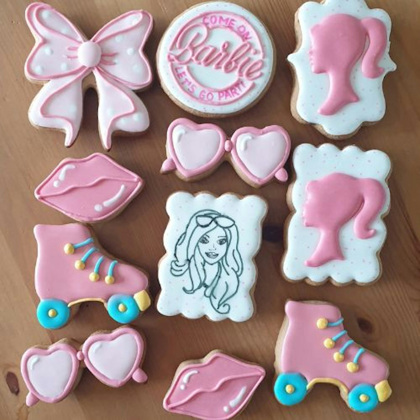 Barbie Birthday Biscuits