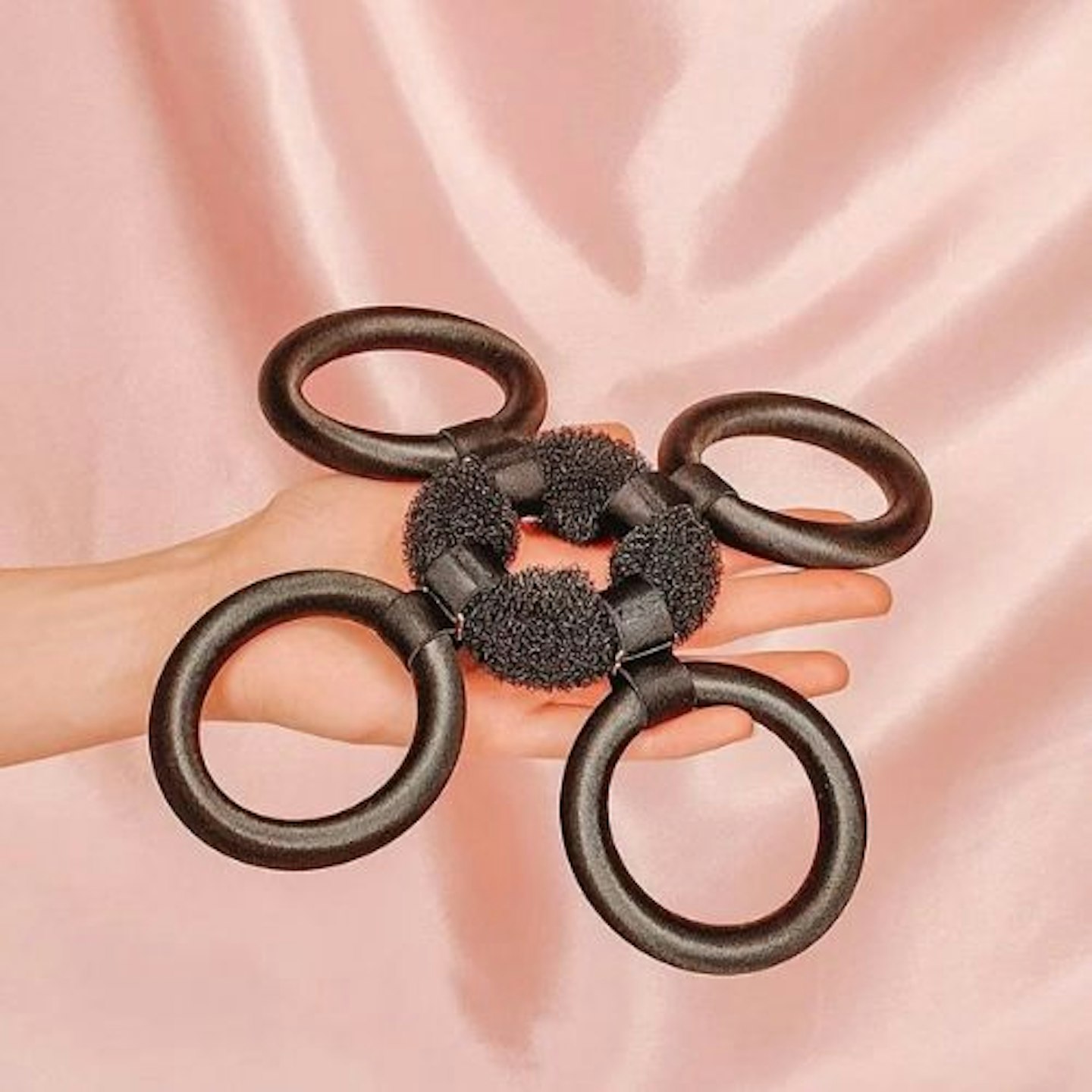 Cordina Hair Satin Flower Curl® + Claw Clips